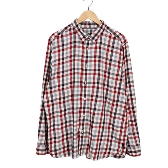 The North Face Men's Long Sleeve Plaid Button Down Cotton Blend Shirt Size XL - Picture 2 of 9